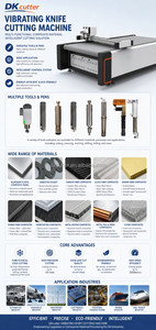 Système de découpe industriel avancé CNC à couteau oscillant pour le traitement des matériaux textiles techniques, de mousse et de caoutchouc - Product Image 5
