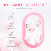 Offre Spéciale Ensemble d'emballage de soins de la peau de luxe Crème pour les yeux Crème pour le visage Sérum Sakura Ensemble de soins de la peau