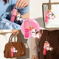 Gloss à lèvres hydratant et repulpant effet éclat, à base d'eau minérale végétalienne, longue tenue, design arc-en-ciel poney cartoon – Meilleure vente