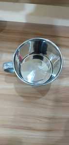 Mug en émail blanc, tasse à boire pour le camping avec poignée, logo personnalisé, tasse classique pour l'extérieur - Product Image 3