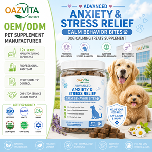 Masticabili Calmanti per Cani, Integratore Sedativo per il Sonno e il Sollievo dallo Stress dei Cuccioli, Cura e Integratore per la Salute degli Animali Domestici - Product Image 1