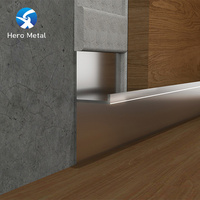 Plinthe décorative de style ferme en métal Hero, en alliage d'aluminium, pour villa