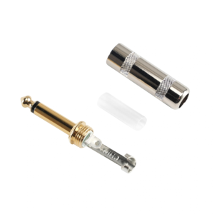 Connettore Jack Audio da 1/4 di Pollice (6,35mm) CE a Bassa Interferenza, Placcato in Nichel e Oro, Mono e Stereo, per Cavi Patch di Chitarre ESP - Product Image 3