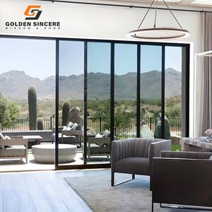 Porte coulissante en verre et aluminium à cadre fin GS pour maisons minimalistes - Product Image 2