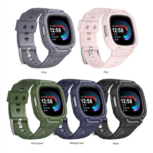 Bracelet de sport en silicone + étui de protection BEEFLYPOWER pour <span class=keywords><strong>Fitbit</strong></span> <span class=keywords><strong>Versa</strong></span> 3 4, bracelet de montre intelligente pour <span class=keywords><strong>Fitbit</strong></span> Sense 2 1, accessoires - Product Image 1