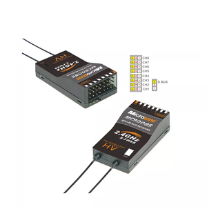 Mc10 2.4G <span class=keywords><strong>Model</strong></span> Vliegtuig Afstandsbediening 10-kanaals Dual Antenne Ontvanger Vaste Vleugel Auto En Boot Afstandsbediening