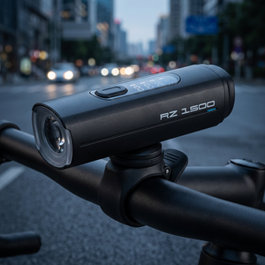 Luz Delantera para Bicicleta LED de 1500 Lúmenes, Súper Brillante, Impermeable, Recargable por USB, 8 Modos, Antideslumbrante, para la Noche, Marca OEM - Product Image 1