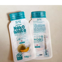 Boisson probiotique en poudre de melon japonais, boisson aux fruits et légumes, boisson enzymatique, emballage plastique en forme d'octogone, sur mesure