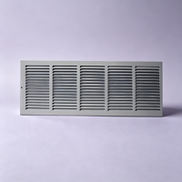 Grille de retour HVAC en acier laminé à froid 30*12 à lamelles simples, haute qualité, facile à nettoyer, pour usage domestique et commercial