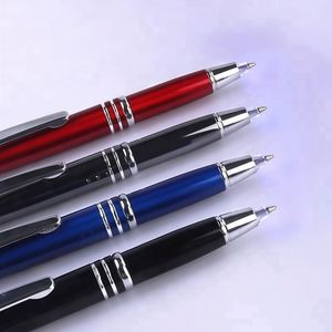 Executive LED Light-Up Novelty Promotional 3-in-1 Metal for Ballpoint Pen with Custom Logo for Office Travel & Gifts - Product Image 4