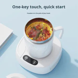 Nouvelle <span class=keywords><strong>tasse</strong></span> portable à température constante double usage (chaud/froid) en plastique ABS M2, pour voiture, refroidissement rapide universel, usage quotidien - Product Image 3
