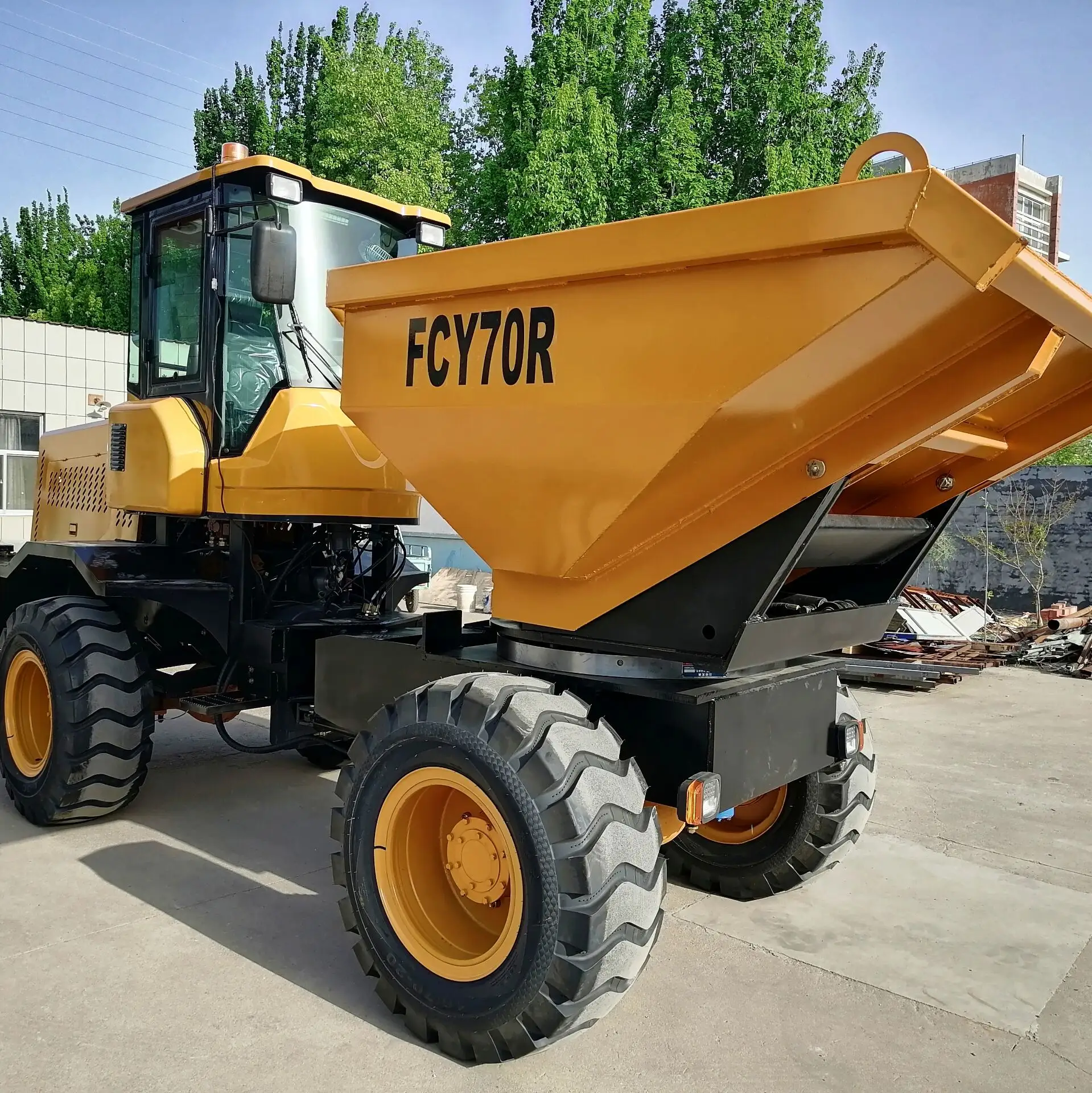 7 Ton situs Dumper manufaktur Cina Dumper kompak truk Tipping hidrolik truk utilitas ATV Dumper 4x4 truk Diesel