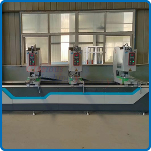Machine sans couture pour portes et fenêtres UPVC avec soudeur à <span class=keywords><strong>double</strong></span> cadre Fabrication en <span class=keywords><strong>PVC</strong></span> avec moteur central et composants PLC - Product Image 4