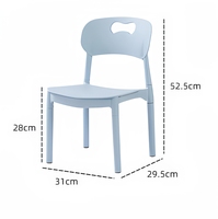 Chaise en plastique empilable écologique pour enfants, épaisse et multicolore, idéale pour la maternelle, les cours de soutien scolaire, la formation, la salle à manger et l'étude – Vente directe usine