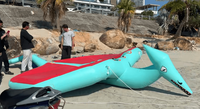 Promotion estivale : Bateau aquatique gonflable en PVC, type Dragon volant, remorquable et sécurisé, pour 2 à 4 passagers