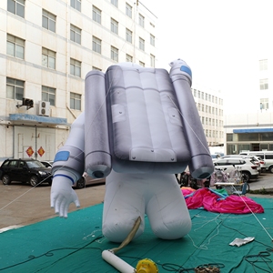 音楽祭会場装飾マスコット大型インフレータブル宇宙飛行士、LEDライト付きインフレータブル宇宙飛行士バルーン - Product Image 6