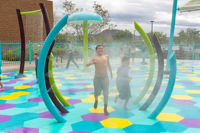 Série Marine : Seau basculant pour parc aquatique pour enfants, équipement durable pour aire de jeux aquatique, jeux d'eau, parcs aquatiques, parcs à jets d'eau