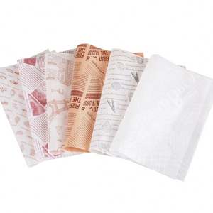 Papier d'emballage pour viande de charcuterie, papier d'emballage résistant à la graisse, de qualité alimentaire, avec logo imprimé personnalisé, PM - Product Image 4