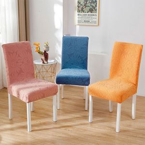 Funda de Silla Jacquard para Boda, 2 Piezas, Elástica, de Spandex, para la Mitad del Asiento de Silla de Comedor, para Banquete - Product Image 3