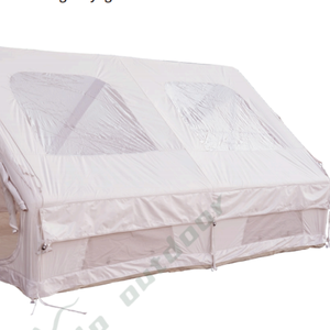 Vente flash YOLO IT004 Tente gonflable de 12 m² pour 3-4 personnes, 4 saisons, tissu Oxford imperméable, portable, double couche, installation rapide - Product Image 1