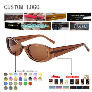 Lunettes de soleil ovales pour femmes, monture tortue, protection UV400, lunettes de soleil à la mode pour adultes - Product Image 2