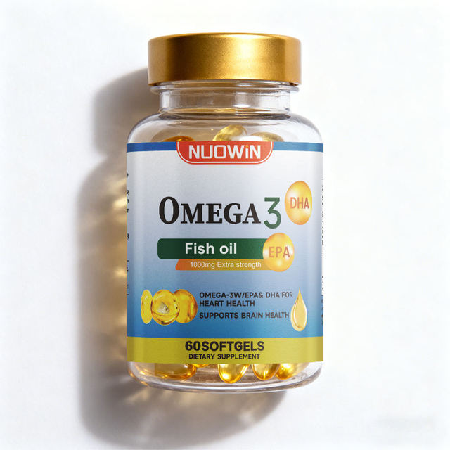 High Concentration Pure Omega 3 Fish Oil Softgels IFOS Certified EPA DHA Rich Dietary Supplement Bulk OEM