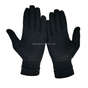 Dito pieno migliore in fibra di rame artrite supporto reumatoide dolore sollievo terapia massaggio guanto di compressione guanti per artrite - Product Image 3