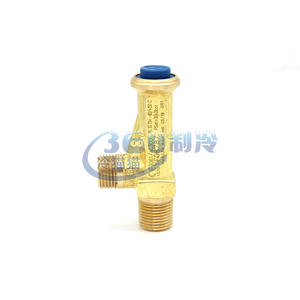 Válvula de seguridad de diafragma Castel de 2.5 bar, cuerpo de latón, bidireccional, para sistemas de refrigeración y aire acondicionado - Product Image 4