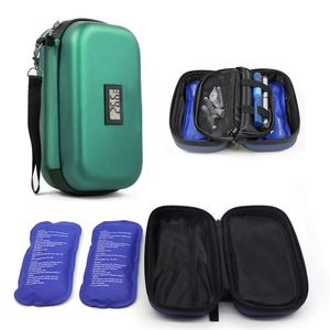 Custom Polyester Carry Cooler Bag PU Insulation Protective Outdoor Travel Organizer Ice Brick Storage Insulin Pen Diabetics Pack - Product Image 1