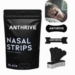 Anthrive Extra Starke Latexfreie Anti-Schnarch Sport Atmungs-Nasenstreifen mit Individueller Verpackung für Bessere Atmung und Schlaf - Product Image 1