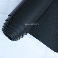 Noir bleu vert imprimé 24 couleurs imprimé écologique anti-dérapant 4mm 5mm personnalisé PU tapis de Yoga en caoutchouc naturel avec sangles