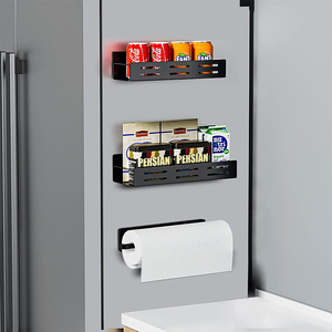 Organizador de Especias Magnético Autoadhesivo Único para Montar en la <span class=keywords><strong>Pared</strong></span> de la Cocina o Refrigerador - Product Image 4