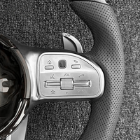 Volant sport semi-perforé en cuir Nappa pour Mercedes Benz Classe C (W205/W212) GLC C300 C200