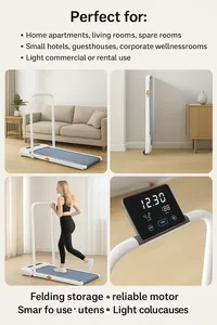 Trang chủ sử dụng tập thể dục tập thể dục mini chạy máy cơ giới đi Bộ Pad gấp di động Máy chạy bộ phẳng Máy đi bộ - Product Image 2