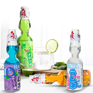 Bebidas Exóticas Japonesas, 200 ml, Hata Soda <span class=keywords><strong>Ramunes</strong></span>, Agua Carbonatada con Sabor a Frutas en Botella de Vidrio, Colorida, Lista para Beber, Certificada por HACCP - Product Image 5