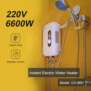2023 nouveau design couleur blanche mini taille chauffe-eau électriques instantanés portables sans réservoir