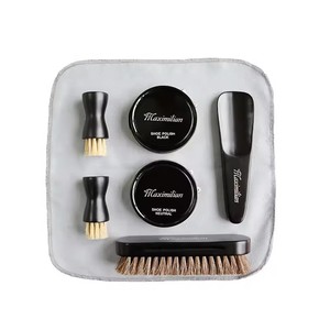 Cuidado de zapatos de cuero de viaje de lujo Kist Shine Kit de cepillo de limpieza de zapatos Kit de pulido - Product Image 4