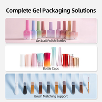Pinceaux à ongles en plastique durables de haute qualité pour le gel UV, remplacement