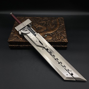 <span class=keywords><strong>Final</strong></span> <span class=keywords><strong>Fantasy</strong></span> VII Cloud Strife Assembler métal grande épée porte-clés métal épée jouets art 30CM de Chine fabricant - Product Image 5