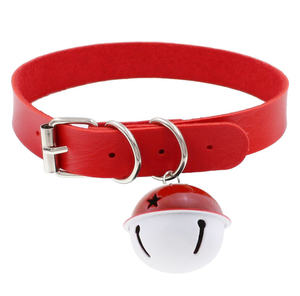 Collar de campana grande, accesorios de lencería sexy, collar de cuero PU, Anillo para el cuello, collar de cadena de tracción estilo sirvienta sexy - Product Image 3