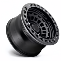 Rines de Aleación Forjados HZH Todoterreno, Negro Mate, Diseño de Malla Profunda, 4x4, 17-20 Pulgadas, Compatibles con Jeep Wrangler, Hilux Pickup y SUV