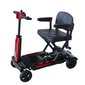 Scooter électrique pliable automatique, moteur 24V180W, batterie au lithium, cadre en alliage d'aluminium, capacité de 120 kg, pour personnes âgées, 4 roues - Product Image 1