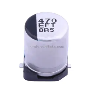 Passive component smd aluminum electrolytic capacitor EEEFT1E471GP high quality aluminum electrolytic capacitors 470uf 25V 20%