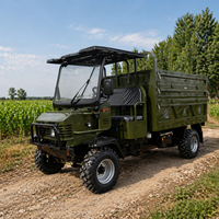 Meilleures ventes : Camion benne sur roues tout-terrain pour vergers, auto-déchargeur, transporteur à haute efficacité