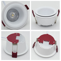 Prix abordable, panneau lumineux LED moderne en PVC acrylique, CCT en option 3000K-6000K, spot 8+8W, encastré, plafonnier, éclairage encastré