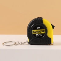 Llavero con Cinta Métrica de Acero Personalizada con Logotipo, para Eventos y Fiestas, Obsequio Promocional, Fabricante de Llaveros con Marca