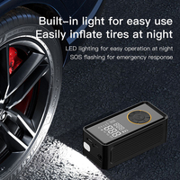 Compresseur d'air portable, gonfleur de pneus électrique sans fil, mini pompe à air pour voiture, gonfleur rechargeable 150 PSI pour pneus de voiture