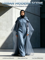 Abaya musulmane élégante brodée sur mesure, vert foncé, avec strass, manches longues, robe de soirée modeste pour l'été et l'automne, mariage, Eid, Ramadan