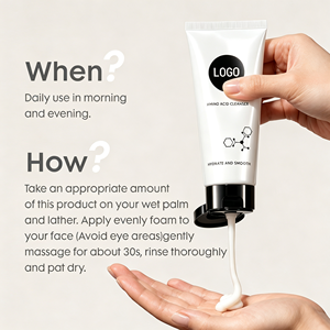 Nettoyant facial en tube hydratant, nourrissant et lissant pour le visage, soin quotidien pour la peau à domicile - Product Image 5