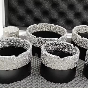 Dz 7 cái chân không <span class=keywords><strong>brazed</strong></span> kim cương lõi Khoan <span class=keywords><strong>Bits</strong></span> thiết lập cho gạch Gốm Đá Cẩm Thạch và đá - Product Image 5